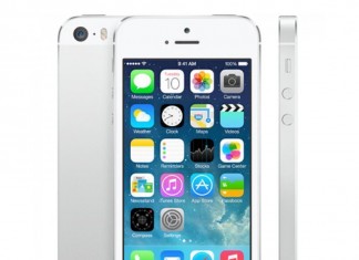 iPhone 5S fond blanc