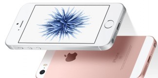 iPhone SE couleur rose