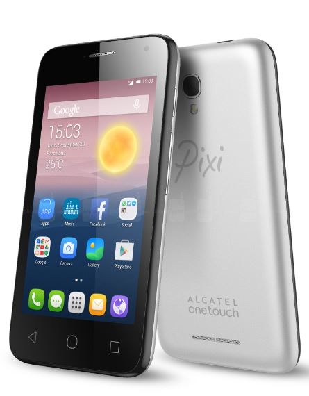 Alcatel One Touch Pixi 3 fond blanc