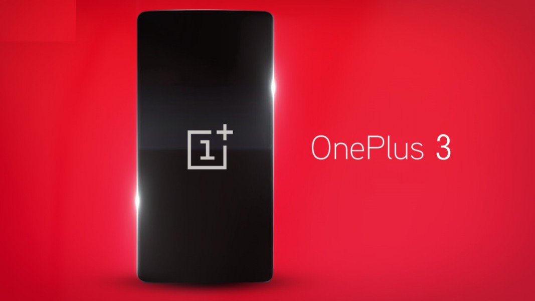 OnePlus 3 fond rouge
