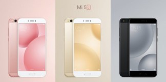 Xiaomi Mi 5C coloris