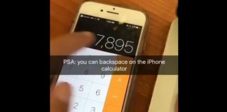 Calculatrice iPhone astuce
