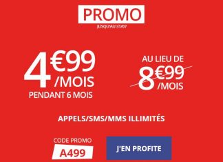 Auchan Telecom promo forfait illimité 20 Mo