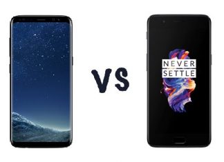 Comparatif Samsung Galaxy S8 vs OnePlus 5