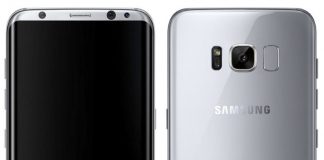 Samsung Galaxy S8 empreinte