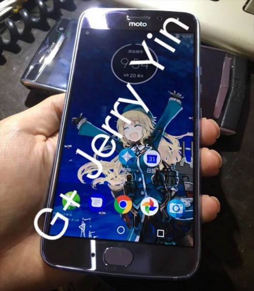 Motorola Moto X4 Jerry Yin fuite face avant