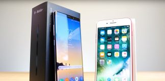 Samsung Galaxy Note 8 vs iPhone 7 Plus