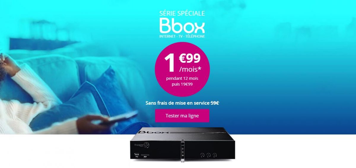Serie spéciale Bbox ADSL de Bouygues Telecom