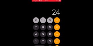 iOS 11 calculatrice bug