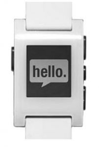 Pebble Smart Watch Blanc