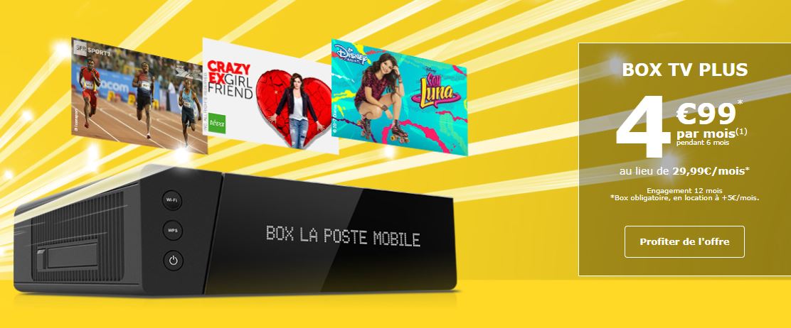 Box TV Plus La Poste Mobile