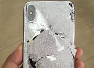 iPhone X cassé
