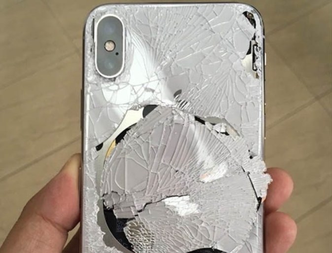 iPhone X cassé