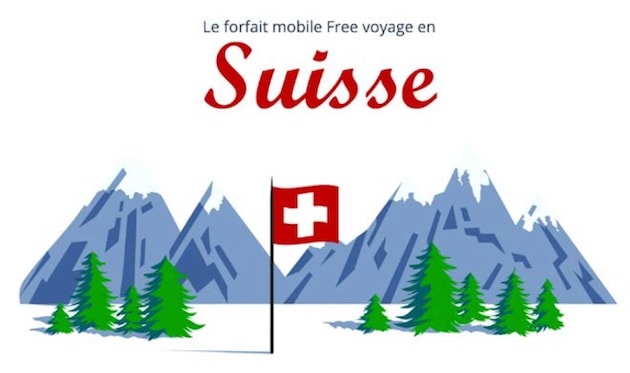 Forfait Free Mobile 25 Go Suisse opérateur
