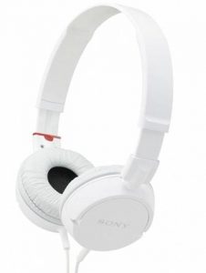 Casque Sony Mdr ZX100 Blanc