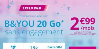 Forfait B-And-You 20 Go