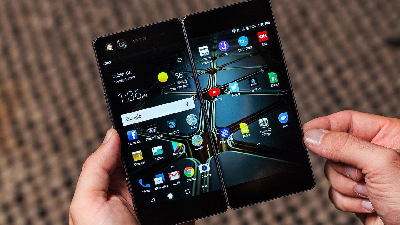 Le smartphone pliable ZTE Axon M sortira avant le printemps 2018