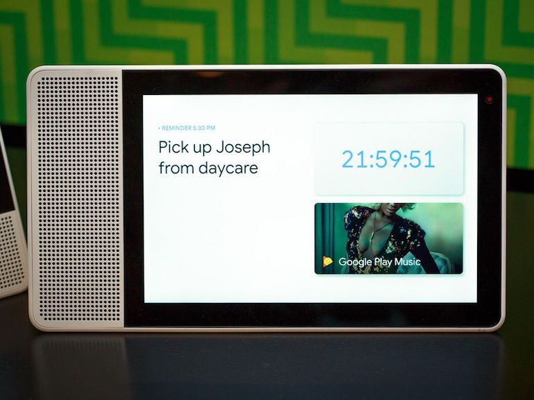 Lenovo Google Smart Display enceinte connectée Google Home