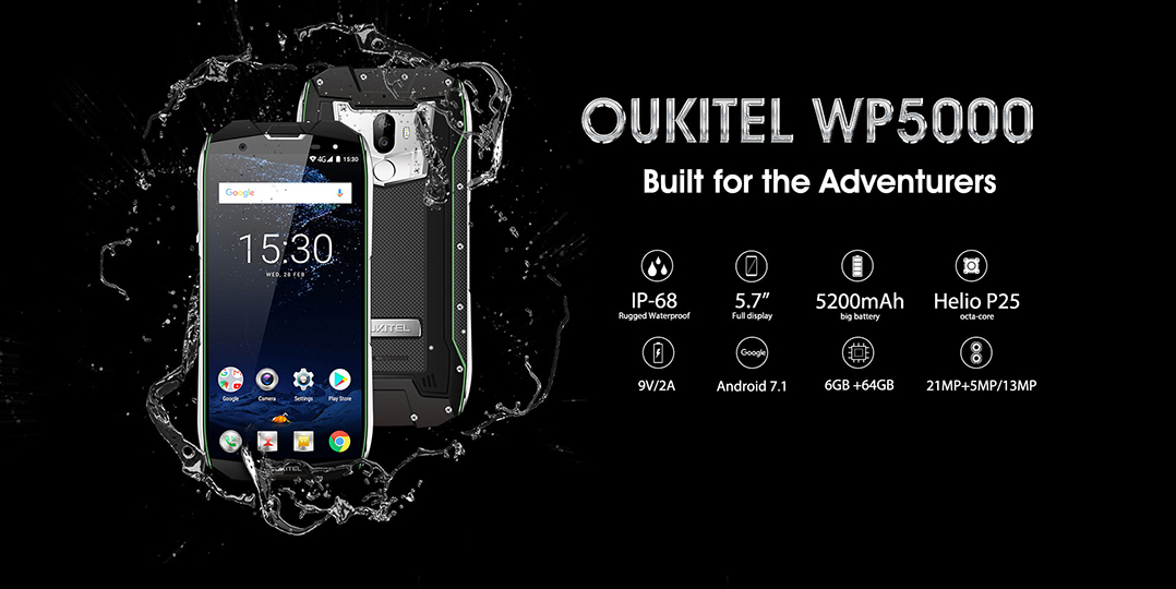 Oukitel WP5000 : un smartphone à l’autonomie spectaculaire avec une coque renforcée