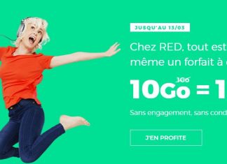 RED by SFR forfait 10 Go