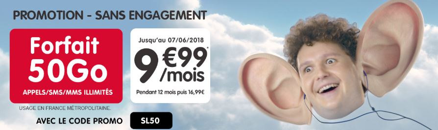 NRJ Mobile lance un forfait 50 Go à 9.99 euros par mois !