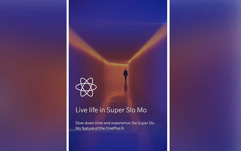 OnePlus 6 - teaser du mode Super Slow Motion