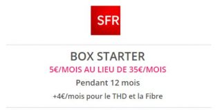 Box Starter SFR en promo sur Showroomprivé