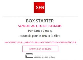 Box Starter SFR en promo sur Showroomprivé
