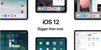 iOS 12 sur l'iPad Pro 2018