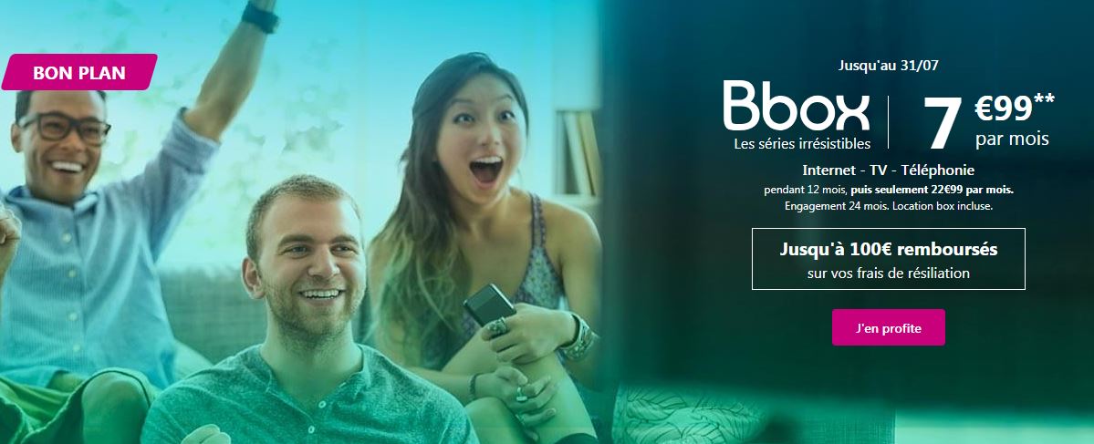 La Bbox "Les séries irréstibles" de Bouygues Telecom