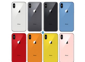 iPhone 2018 couleurs