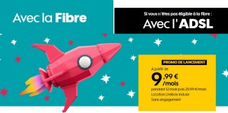Sosh lance une box fibre et ADSL à 9.99 euros !