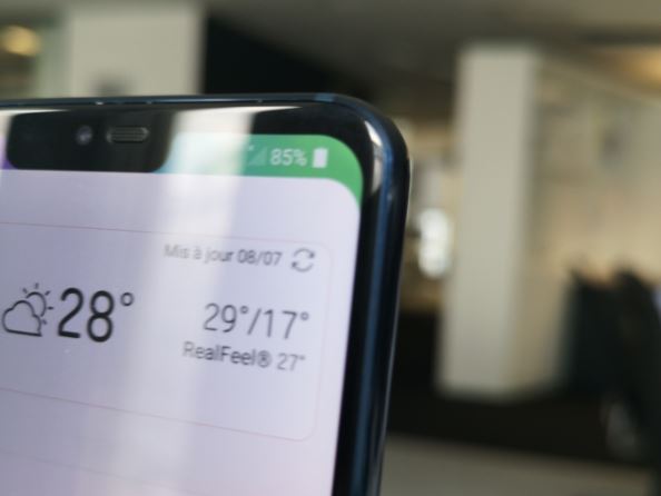 LG G7 ThinQ : un écran LCD de qualité
