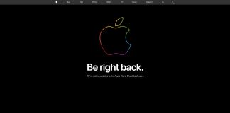 Le site d'Apple va bientôt être en maintenance !