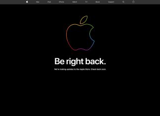 Le site d'Apple va bientôt être en maintenance !