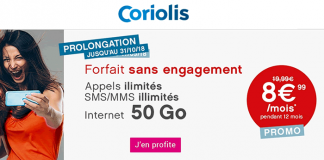 Forfait Coriolis 50 Go
