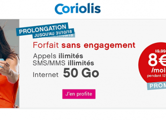 Forfait Coriolis 50 Go