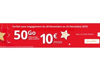 Forfait Auchan Telecom 50 Go