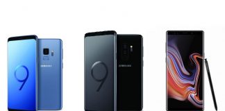 Samsung Galaxy S9, S9+, Note 9