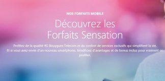 Découvrez les forfaits Sensation de Bouygues Telecom !