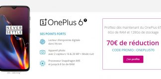 Grosse promo sur le OnePlus 6T en exclusivité chez Bouygues Telecom