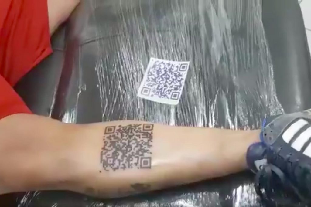 Un tatouage QR Code ? Ce n’est pas une bonne idée