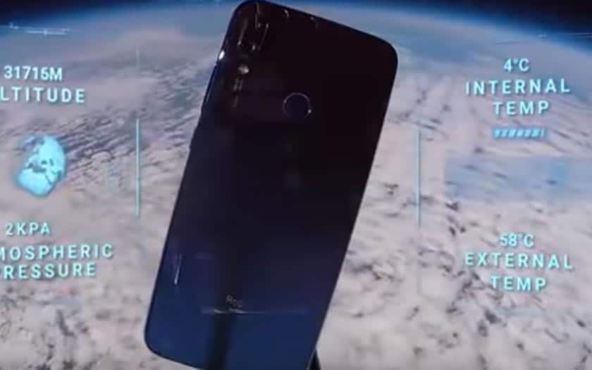 Le Xiaomi Redmi Note 7 fait un voyage dans l’espace et en revient intact