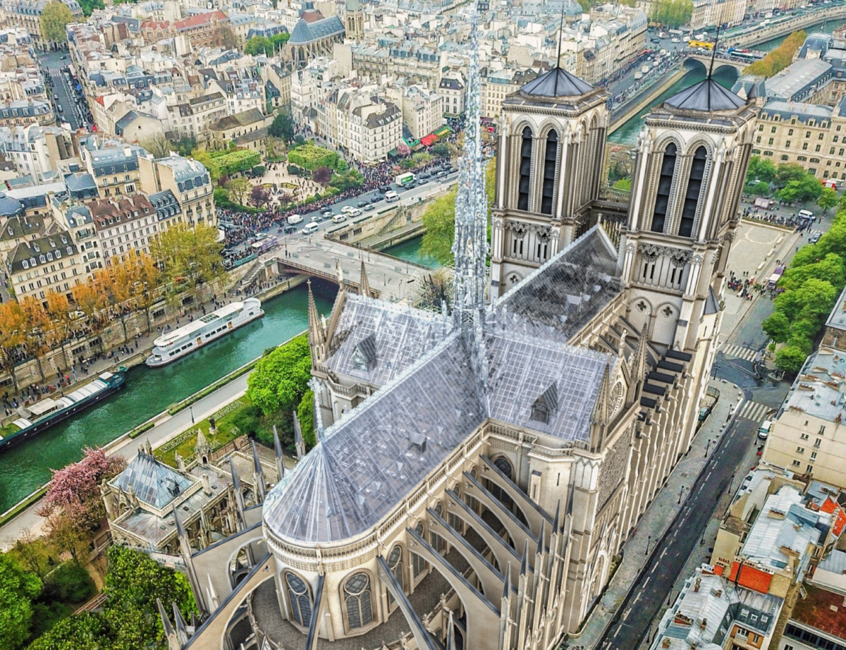 notre dame 2 - Notre-Dame de Paris : un architecte propose de reconstruire la cathédrale en verre structurel