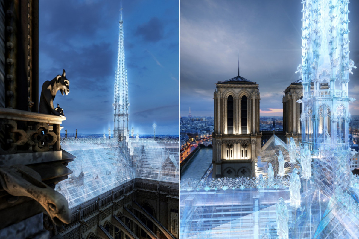 notre dame parisè1 - Notre-Dame de Paris : un architecte propose de reconstruire la cathédrale en verre structurel