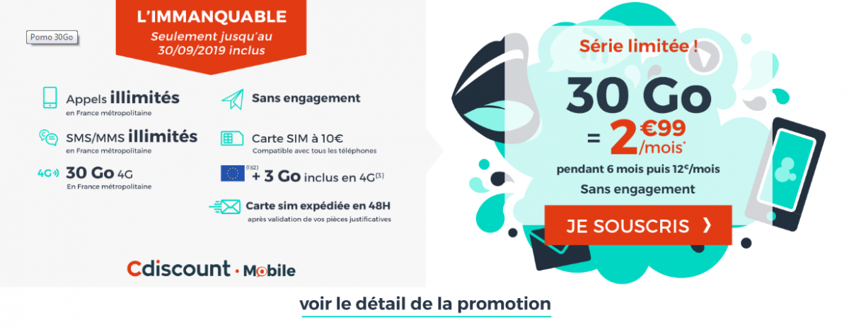 forfait Cdiscount Mobile
