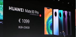 Huawei Mate 30 Pro prix