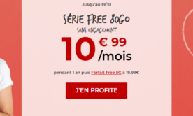 Le forfait Free 80 Go illimité est à 10,99 euros par mois la première année