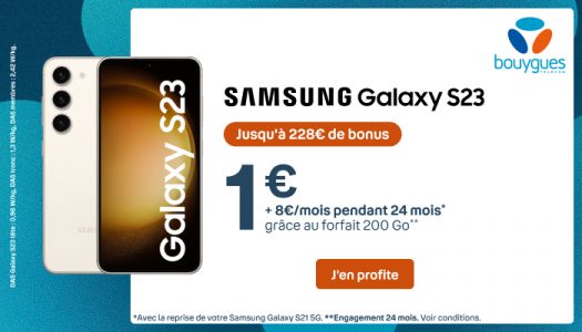 250135 525x300 - Samsung Galaxy S23, Z Flip4, Xiaomi Note 12 : offres folles sur 3 smartphones hauts de gamme !