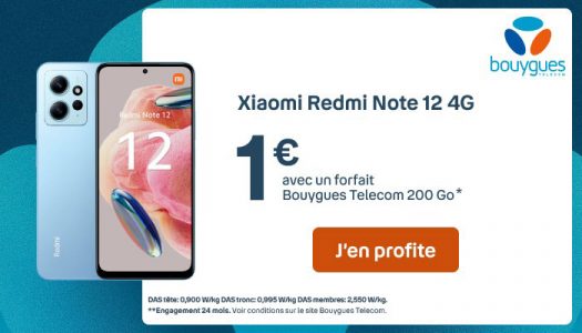 20230918 bouygues telecom 200 go bis 525x300 - Le nouveau Xiaomi Redmi Note 12 4G est à 1 euro avec le forfait Bouygues Télécom 200 Go